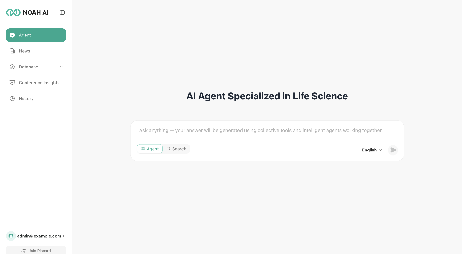 Noah AI screenshot and logo